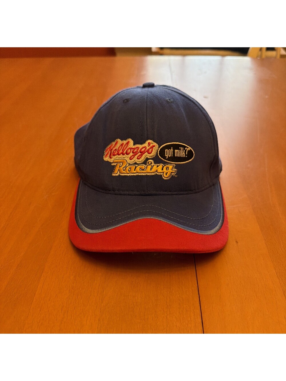 Vintage Terry Labonte #5 Kelloggs Racing Adjustable Hat Cap NASCAR Blue Black